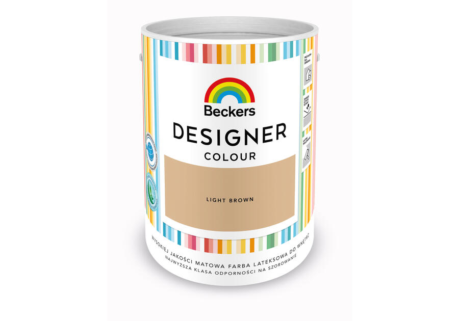 Farba lateksowa Designer Colour Light Brown 5 L BECKERS