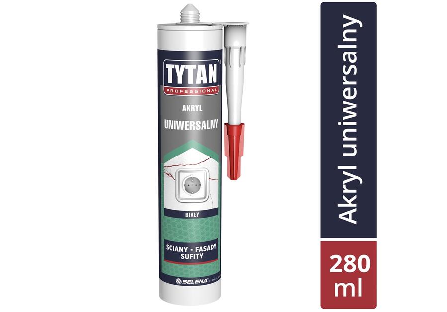 Akryl biały 280 ml TYTAN PROFESSIONAL