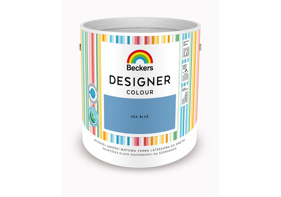 Farba lateksowa Designer Colour Sea Blue 2,5 L BECKERS