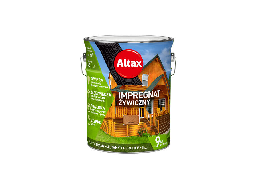 Impregnat żywiczny 4,5 L kasztan ALTAX