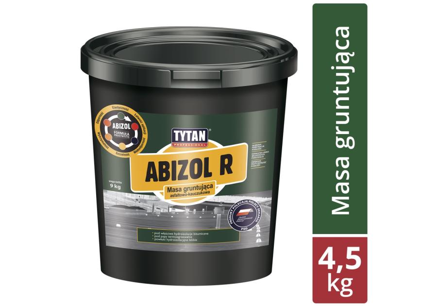 Roztwór gruntujący bitumiczny Abizol R 4,5 kg TYTAN PROFESSIONAL