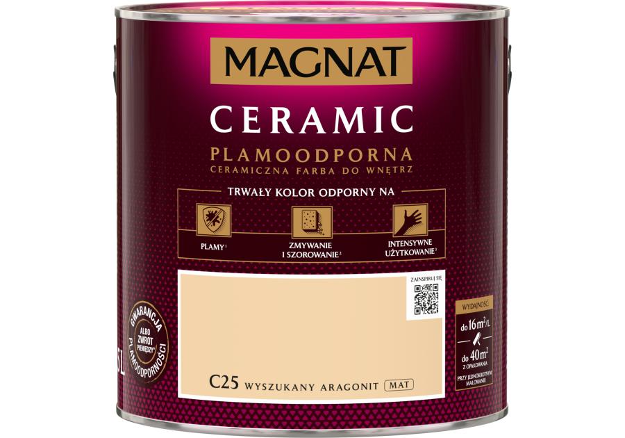 Farba ceramiczna 2,5 L wyszukany aragonit MAGNAT CERAMIC