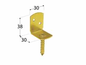 Okucie do pergoli 3x3x3,8 cm OP DMX