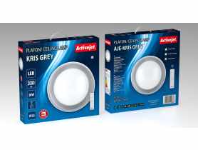 Plafon led activejet aje-kris grey + pilot ACTION