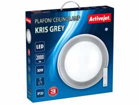 Plafon led activejet aje-kris grey + pilot ACTION