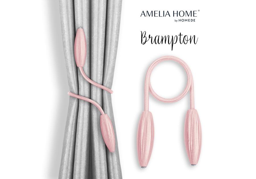 Zestaw upinaczy do zasłon Brampton2 szt. pudrowy róż AMELIAHOME