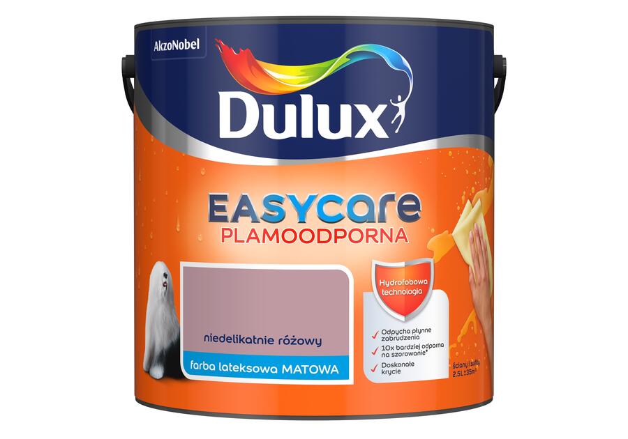Farba do wnętrz EasyCare 2,5 L niedelikatnie różowy DULUX
