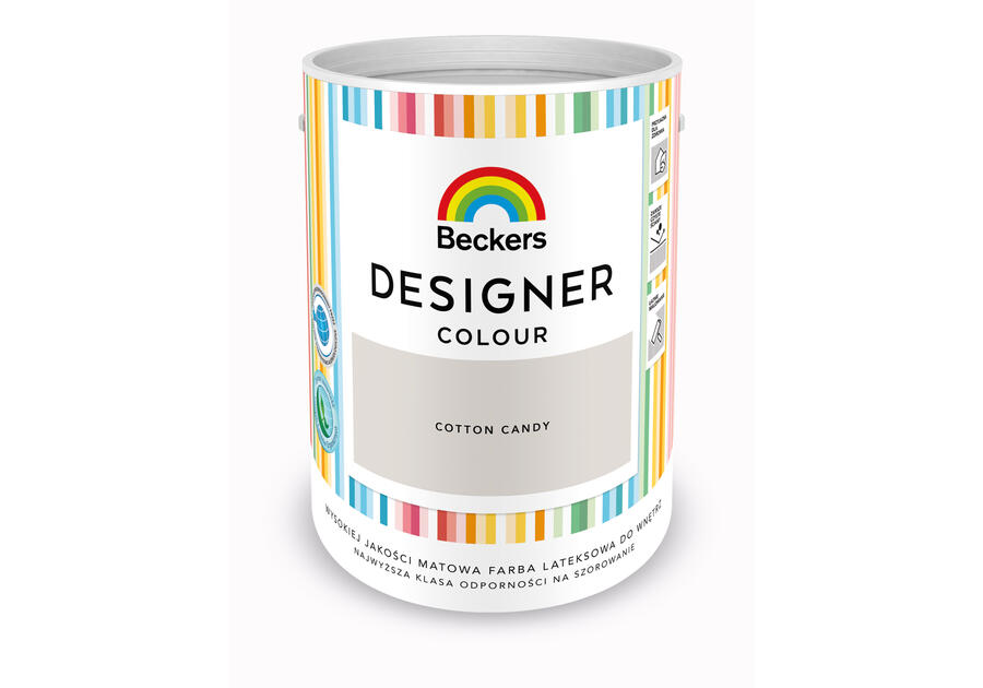 Farba lateksowa Designer Colour Cotton Candy 5 L BECKERS