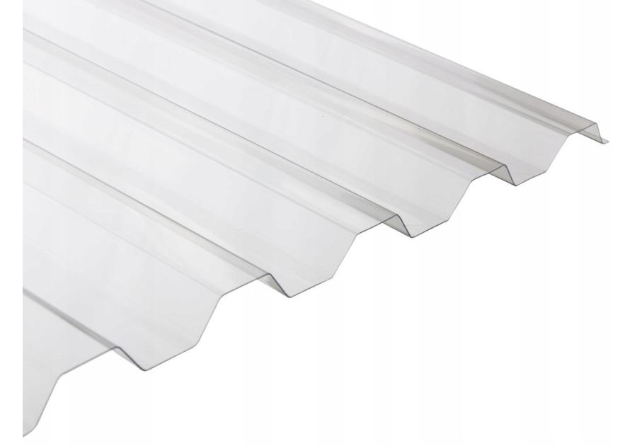 Płyta profilowna PVC trapez przezroczysta 250x90 cm typ 08 GUTTA