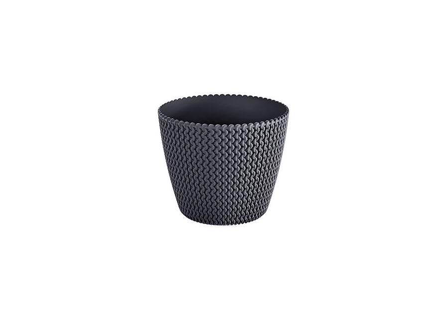 Doniczka Splofy antracytowy 13 cm PROSPERPLAST