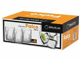 Komplet szklanek niskich Falco 320 ml - 6 szt. GALICJA