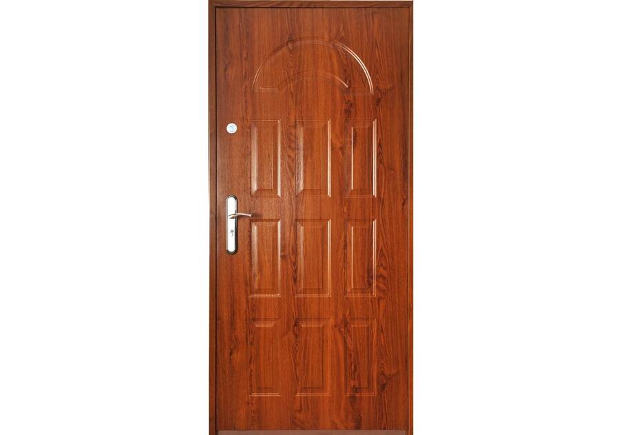 Drzwi zewnętrzne Malta złoty dąb 90 cm prawe S-DOOR