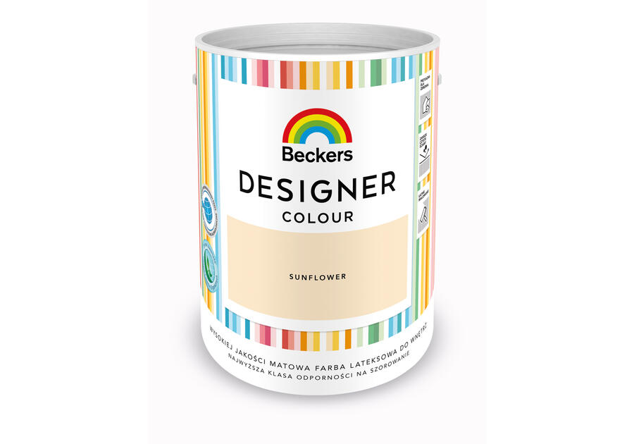 Farba lateksowa Designer Colour Sunflower 5 L BECKERS