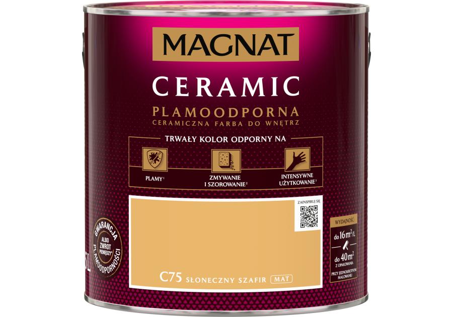 Farba ceramiczna 2,5 L słoneczny szafir MAGNAT CERAMIC