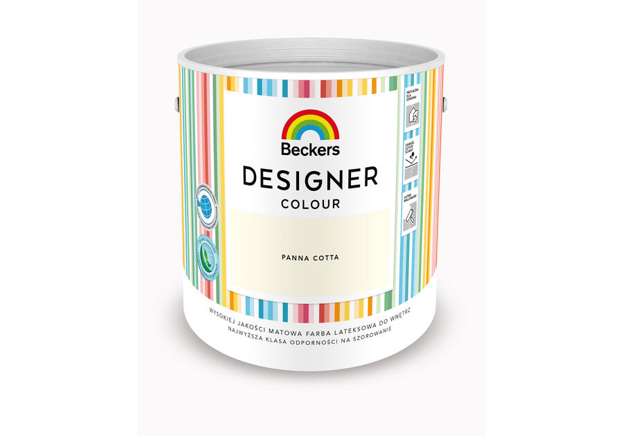 Farba lateksowa Designer Colour Panna Cotta 2,5 L BECKERS