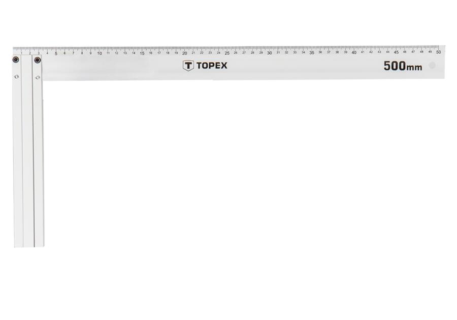 Kątownik budowlany aluminiowy 500 x 235 mm TOPEX
