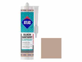 Silikon sanitarny elastyczny 019 jasnobeżowy 280 ml ATLAS