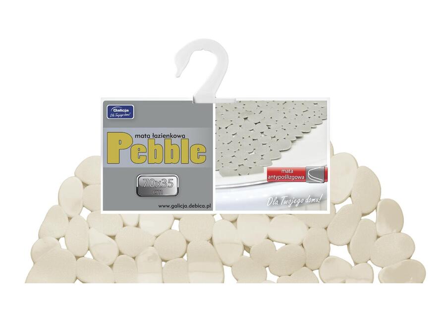 Mata łazienkowa Pebble 35x70 cm biały ALSEA