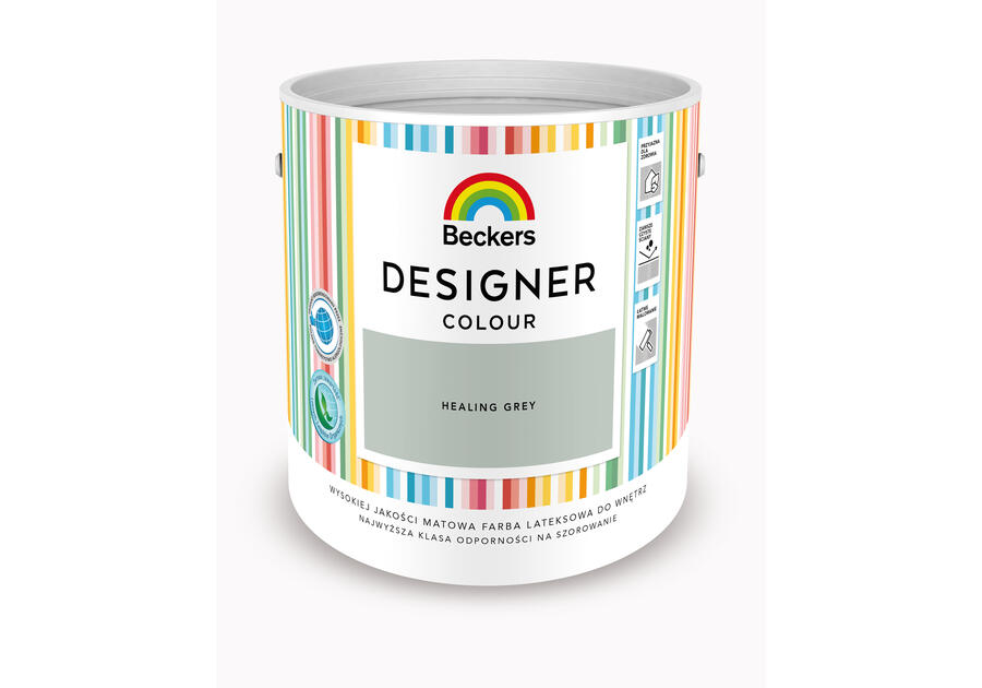 Farba lateksowa Designer Colour Healing Grey 2,5 L BECKERS