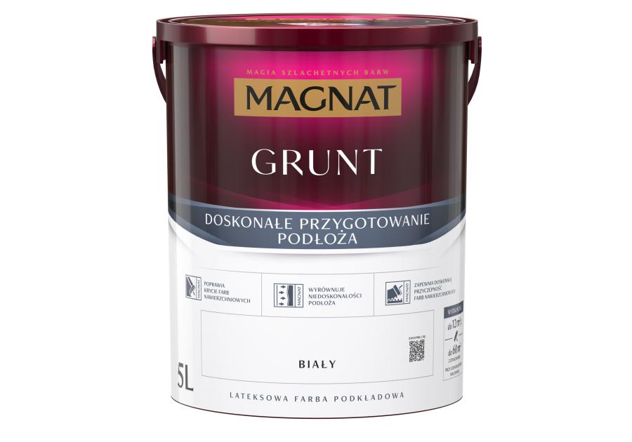 Grunt pod farby ceramiczne i lateksowe biały mat 5 L MAGNAT