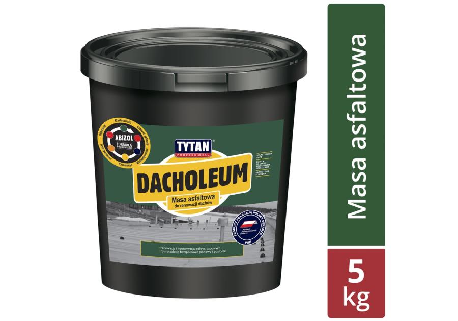 Masa asfaltowa do renowacji dachów Dacholeum 5 kg TYTAN PROFESSIONAL