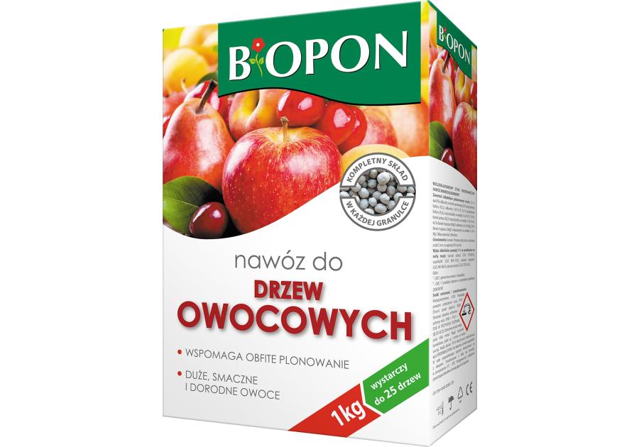 Nawóz do drzew owocowych 1 kg granulat BIOPON