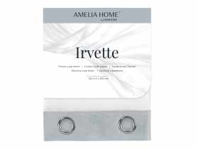 Firanka Irvette Eyelets srebrny 140x270 cm AMELIAHOME