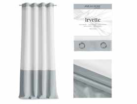 Firanka Irvette Eyelets srebrny 140x270 cm AMELIAHOME