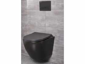 Zestaw podtynkowy WC Delos BLM Adriatic black komplet KERRA
