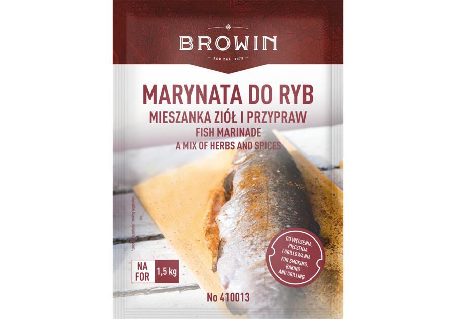 Marynata do ryb - mieszanka ziół i przypraw 120 g BROWIN