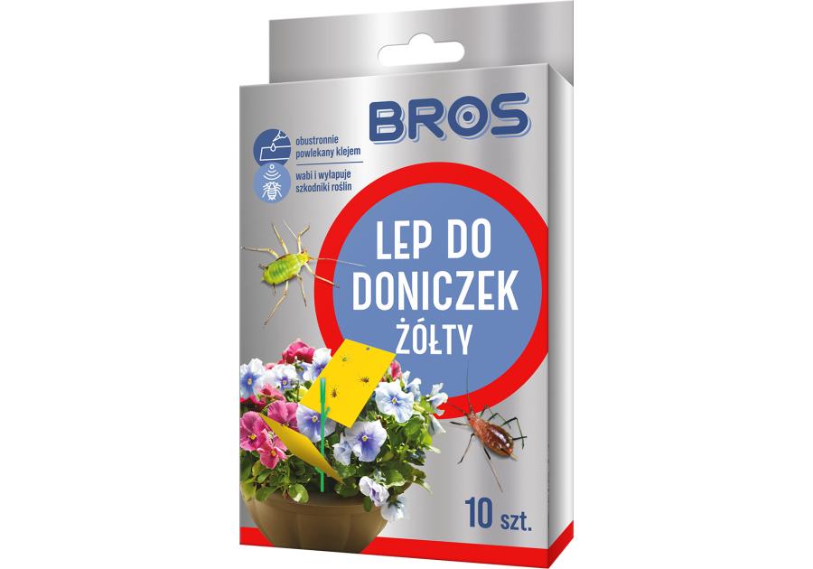 Lep do doniczek żółty 10 szt. BROS