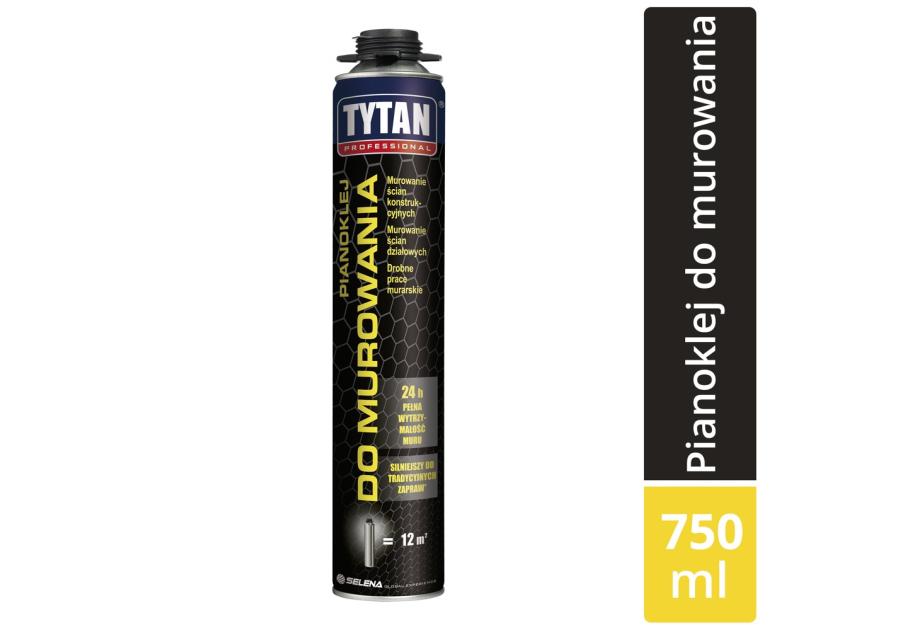 Pianoklej do murowania szary 870 ml TYTAN PROFESSIONAL