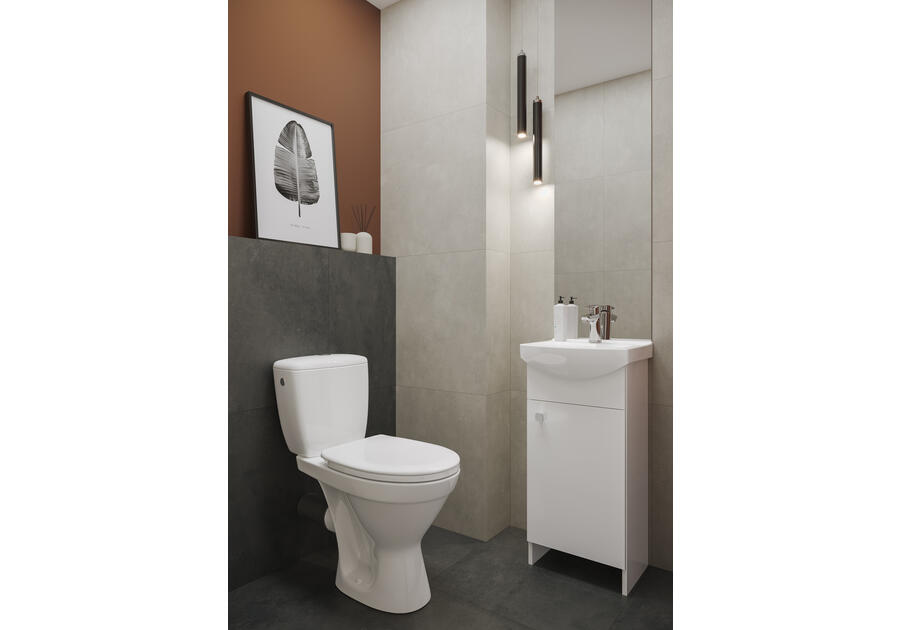 Kompakt Wc 698 Cersania ii simpleon 010 3/6 deska duroplast wolnoopadająca CERSANIT