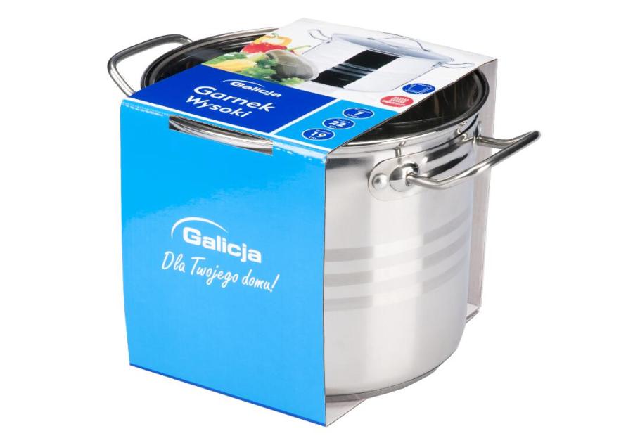Garnek wysoki z miarką 13,5 L GALICJA