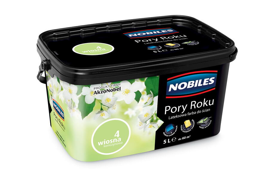 Farba lateksowa Pory Roku 5 L wiosna koniczynowa NOBILES