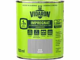 Impregnat ochronno-dekoracyjny szary 0,7 L VIDARON