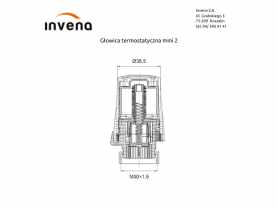 Głowica termostatyczna mini 2 INVENA