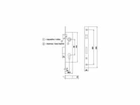 Zamek Yeti 90/22  Z922BY LOB