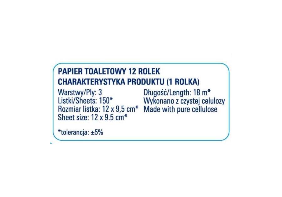 Papier toaletowy rumiankowy 12 szt. REGINA