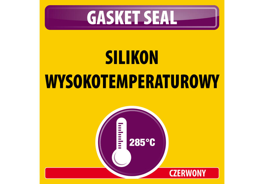 Silikon wysokotemperaturowy Gasket Seal 60 g czerwony SOUDAL