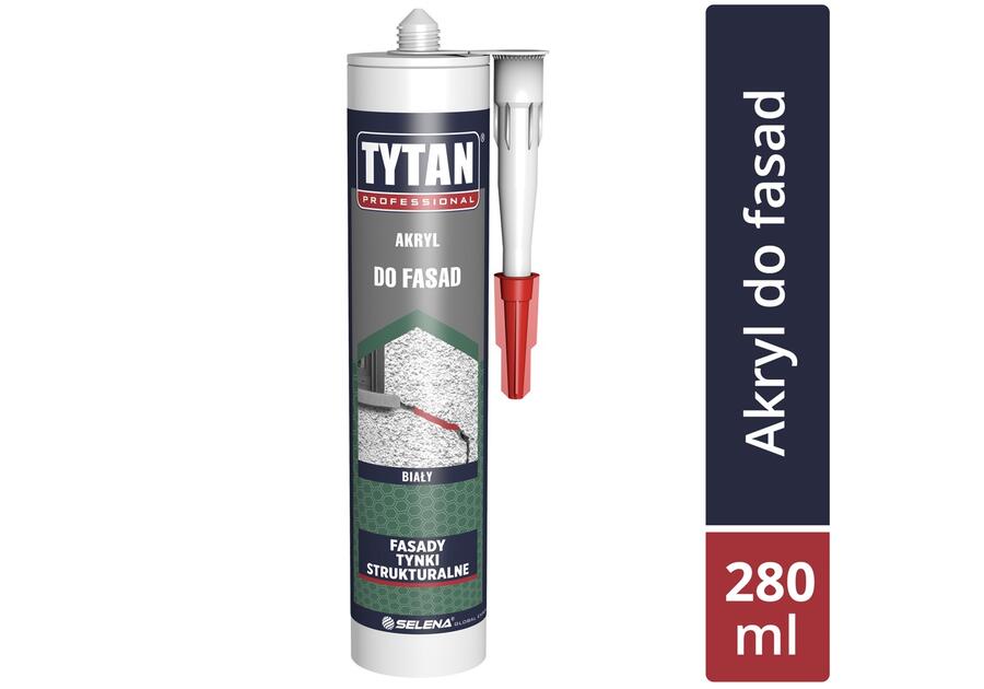 Akryl do fasad biały 280 ml TYTAN PROFESSIONAL