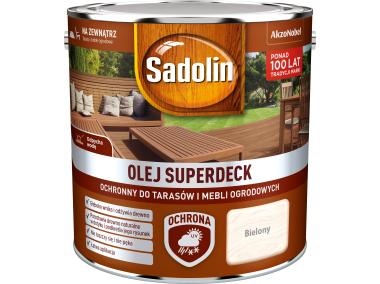 Zdjęcie: Olej Superdeck bielony 2,5 L SADOLIN