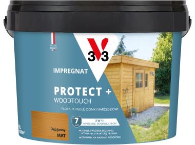 Zdjęcie: Impregnat Protect+ Woodtouch Dąb jasny 9L V33