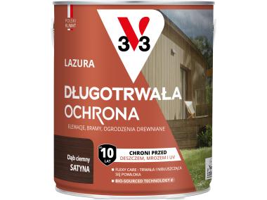 Zdjęcie: Lazura długotrwała ochrona Dąb ciemny 2,5L V33