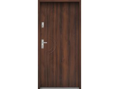 Zdjęcie: Drzwi wejściowe do mieszkań Bastion N-03 Orzech 90 cm prawe ODO KR CENTER