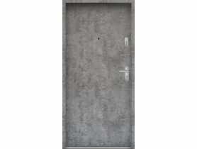 Drzwi wejściowe do mieszkań Bastion N-02 Beton srebrny 80 cm (NW) lewe ODO KR CENTER