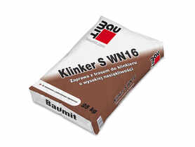 Zaprawa z trasem do klinkieru o wysokiej nasiąkliwości Klinker S WN16 - brąz BAUMIT