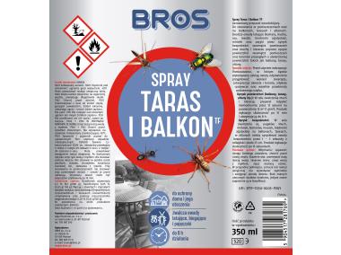 Zdjęcie: Spray na owady taras i balkon 350 ml BROS