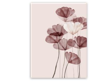 Zdjęcie: Obraz Glasspik Flowers 50x70 cm Gl302 Pink Glam STYLER