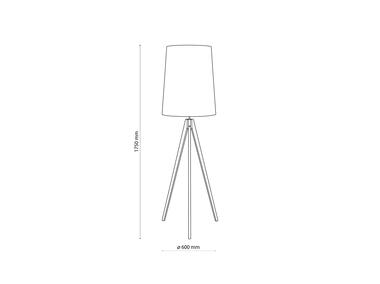 Zdjęcie: Lampa podłogowa Walz gray 1 pł 5046 TK LIGHTING